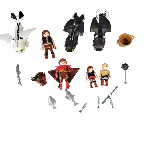 Playmobil Bundle Dragons Ohnezahn & Light Fury Set von 3 Drachen