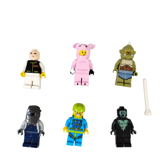 LEGO Bundle 8x Minifiguren & Zubehör