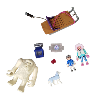 Playmobil Yeti mit Schlitten 9473 Figuren-Set mit Zubehör
