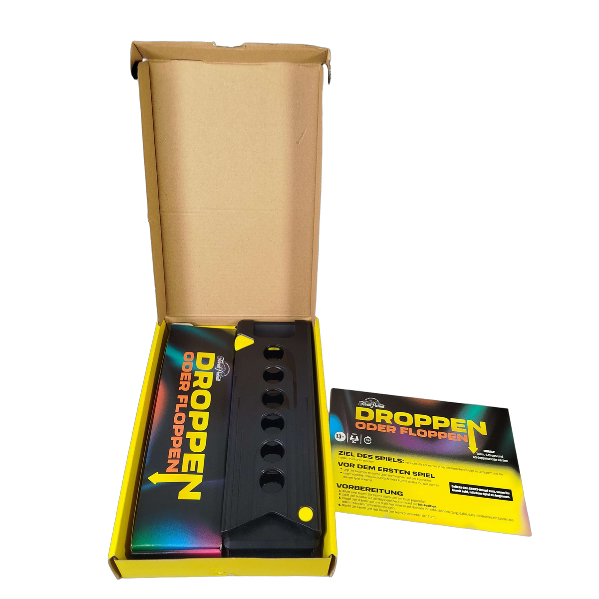 Hasbro Droppen oder Floppen F8633 Elektronisches Quizspiel