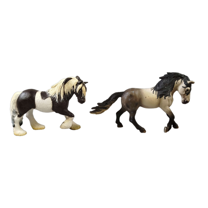 Schleich Tiere Bundle Pferde Mustang Andalusier Tinker 4 Teile Figuren