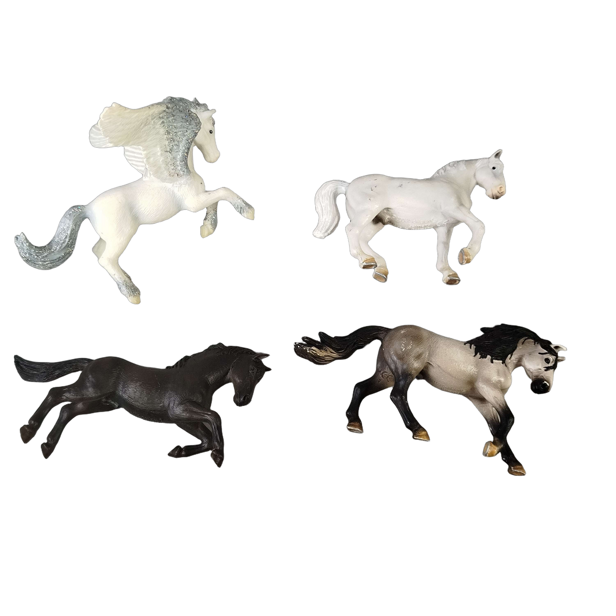 Schleich Tiere Bundle Pferde & Pegasus 70202 4 Teile Tierfiguren