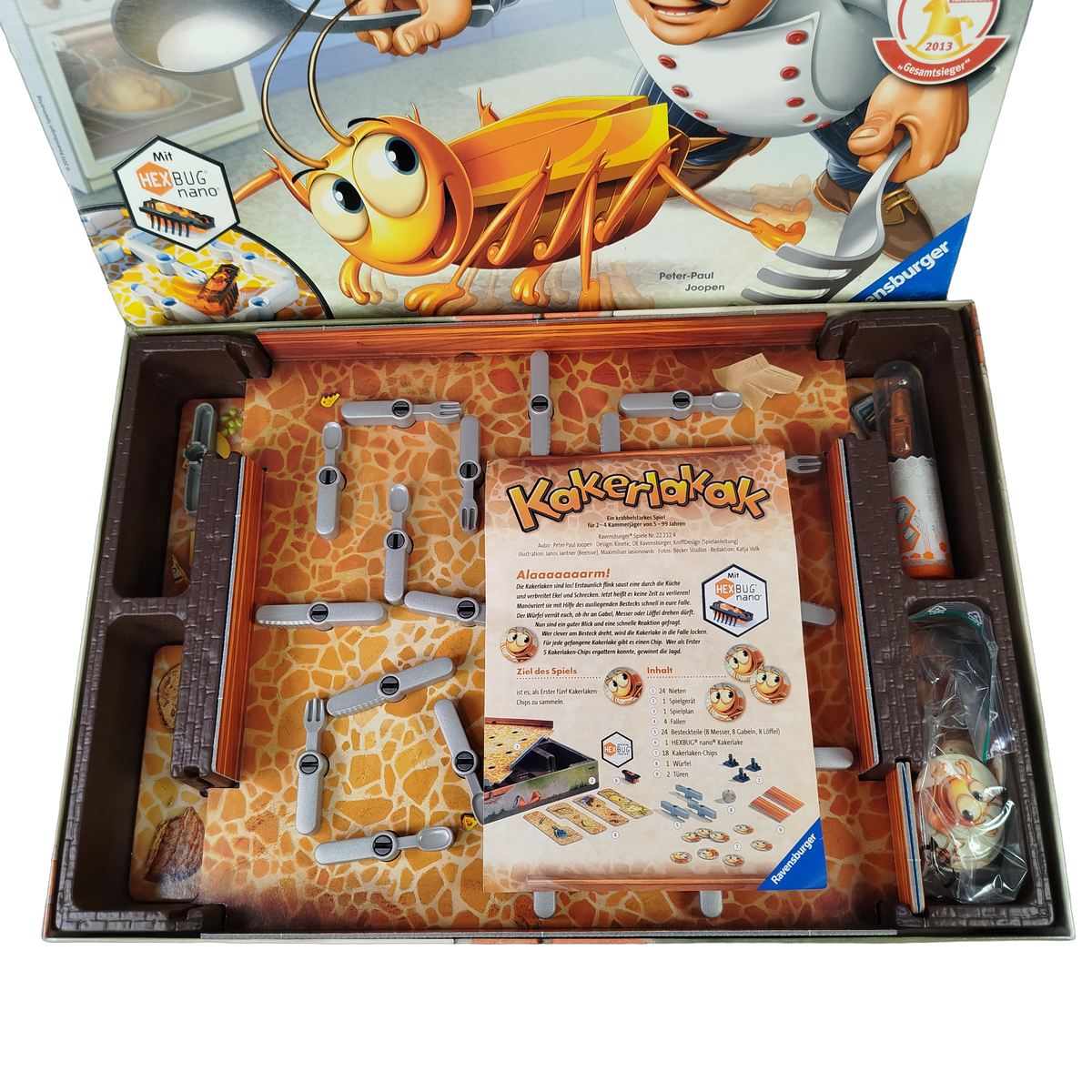 Ravensburger Kakerlakak – 22 221 4 Brettspiel, ab 6 Jahre