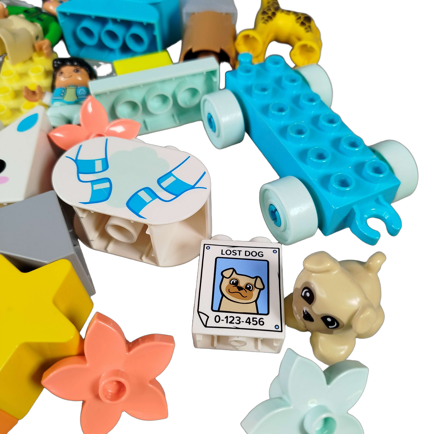 LEGO Bundle Duplo Figuren & Motorrad Set
