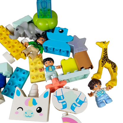 LEGO Bundle Duplo Figuren & Motorrad Set