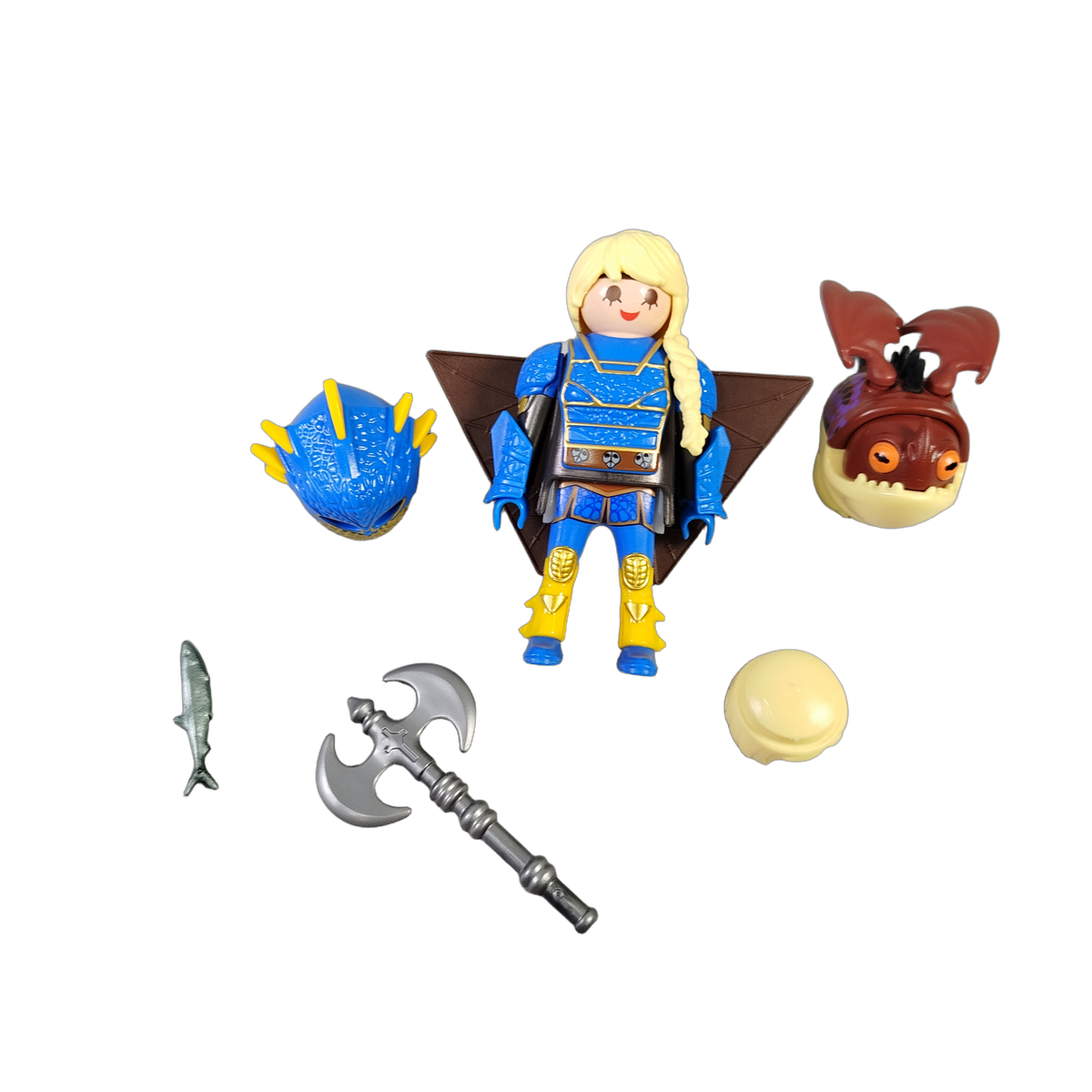 Playmobil Astrid mit Fluganzug & Nimmersatt 70041 Figuren Set