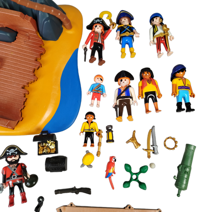 Playmobil Bundle Set von 2 Pirateninsel & Riesenkrake 4136 4291