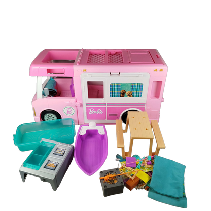 Mattel Barbie 3-in-1 DreamCamper Wohnmobil Spielset