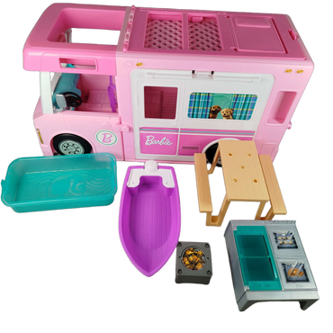 Mattel Barbie 3-in-1 DreamCamper Wohnmobil Spielset