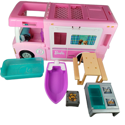 Mattel Barbie 3-in-1 DreamCamper Wohnmobil Spielset