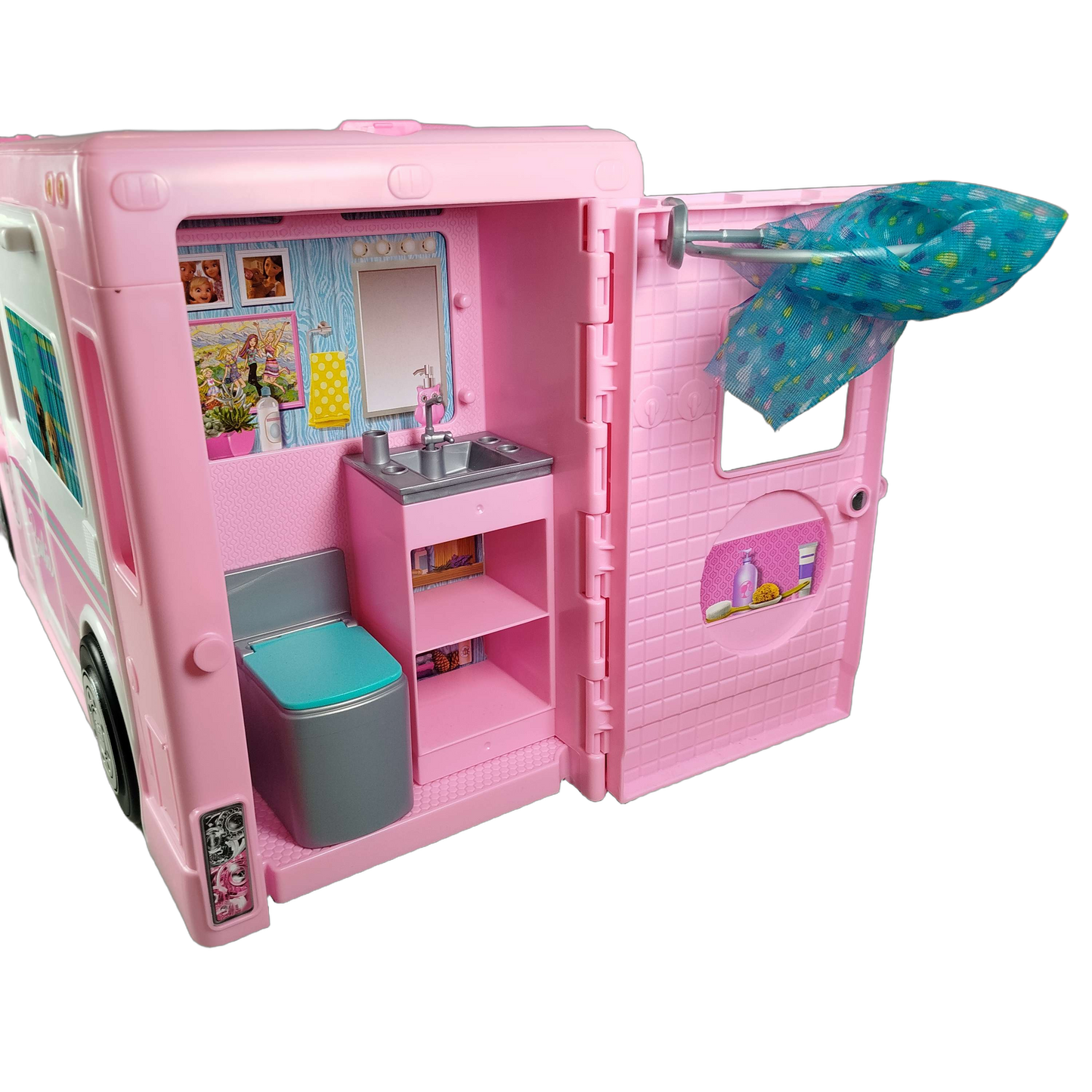 Mattel Barbie 3-in-1 DreamCamper Wohnmobil Spielset