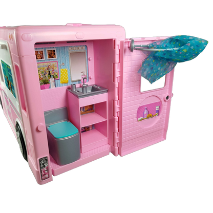 Mattel Barbie 3-in-1 DreamCamper Wohnmobil Spielset