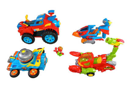 SuperThings Bundle Rivets großes Set Fahrzeuge & Actionfiguren