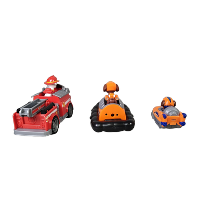Spin Master Bundle Paw Patrol Set von 3 Feuerwehr, Hovercraft & Boot