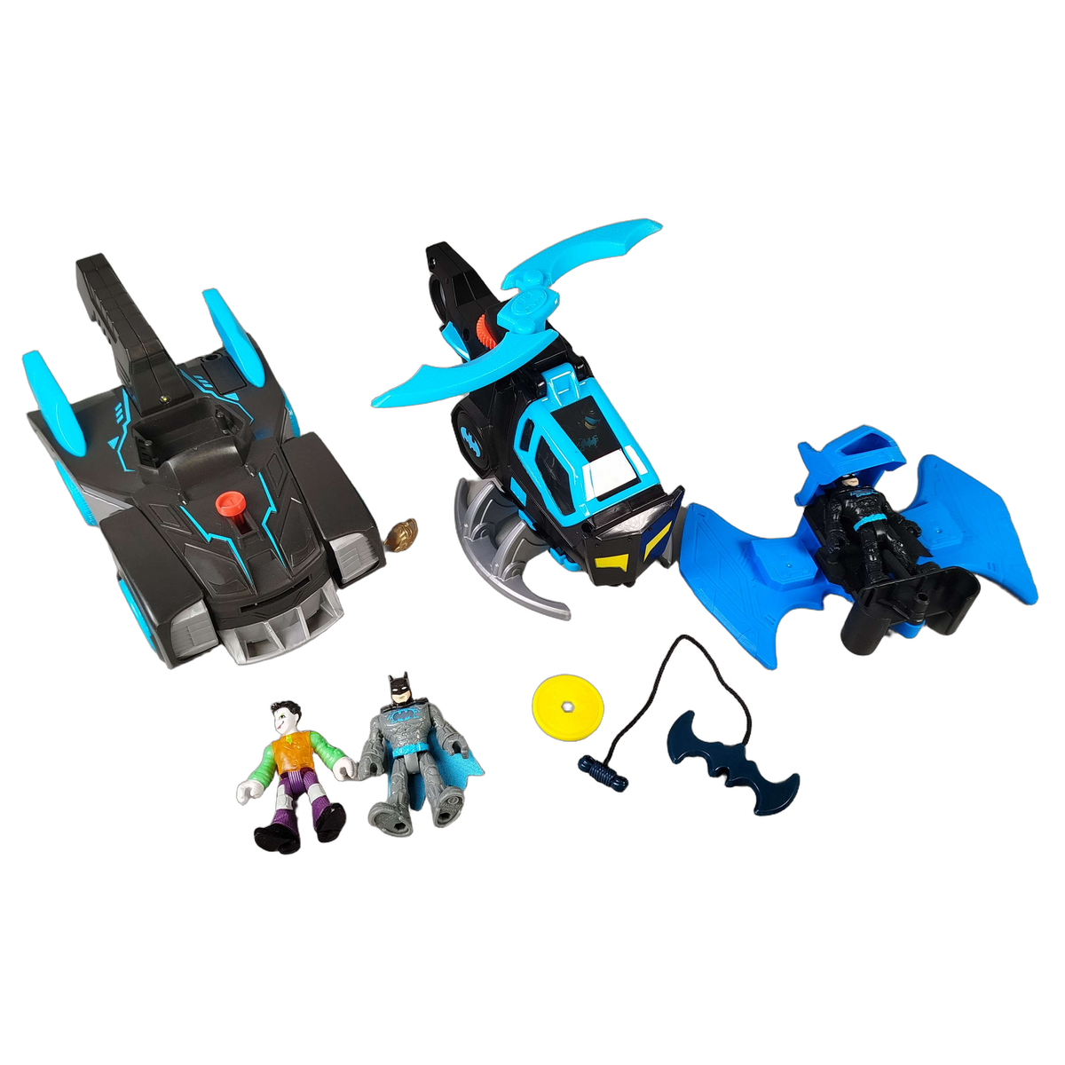 Mattel Bundle Batman Set von 6 Actionfiguren & Fahrzeuge