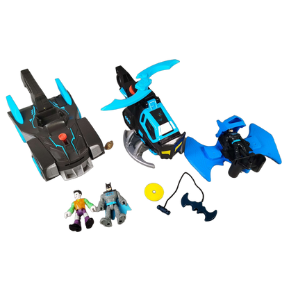 Mattel Bundle Batman Set von 6 Actionfiguren & Fahrzeuge