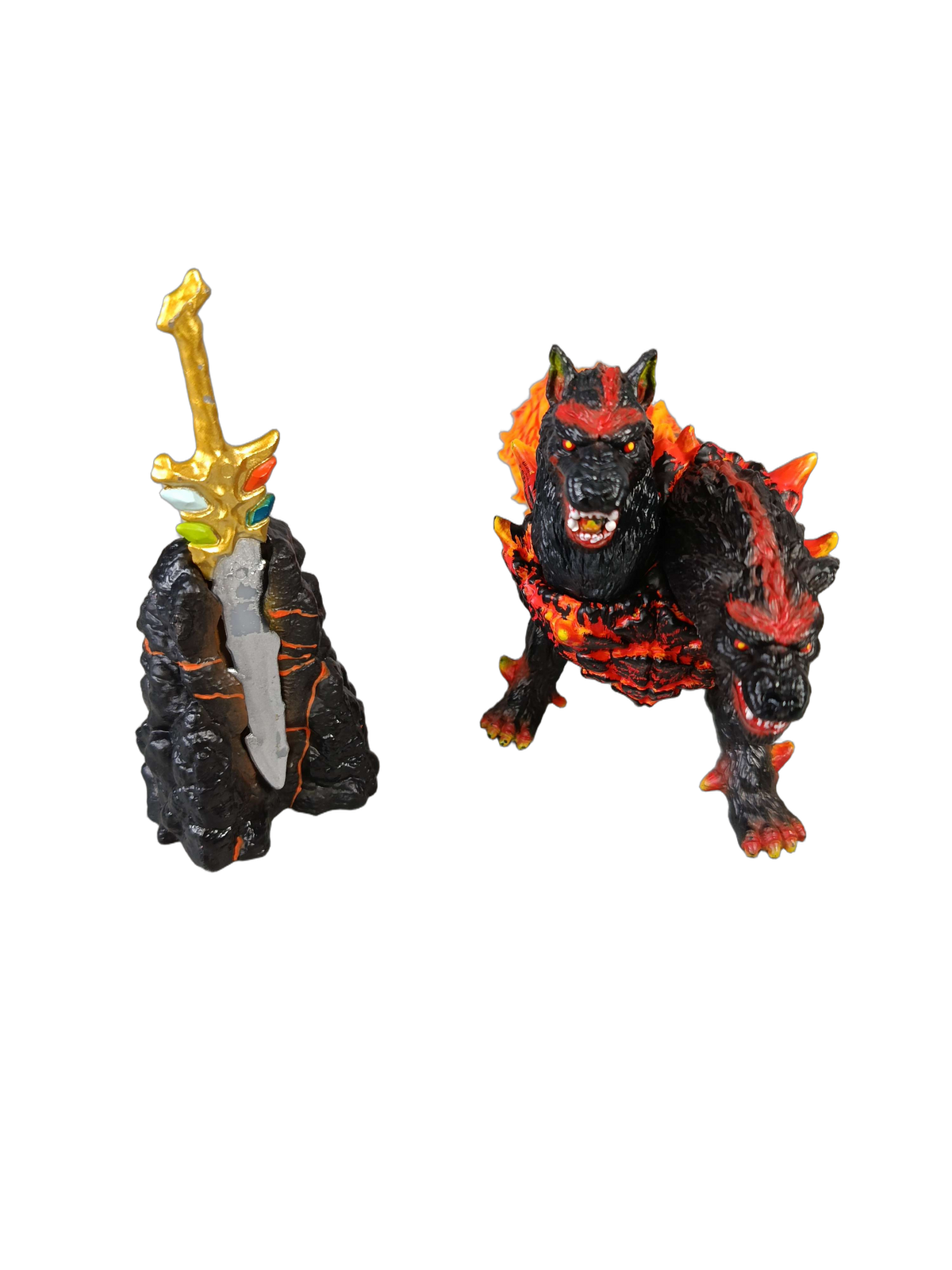 Schleich Bundle Eldrador Höllenhund & Lavafels 2 Teile Figuren