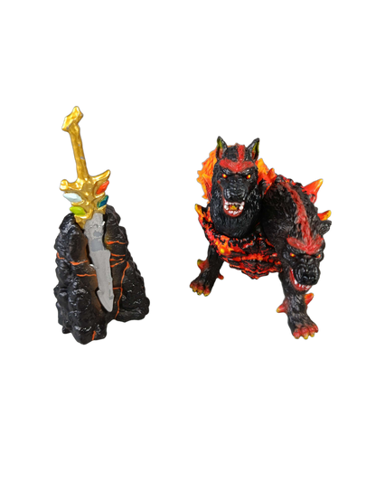 Schleich Bundle Eldrador Höllenhund & Lavafels 2 Teile Figuren