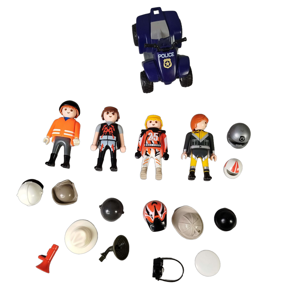 Playmobil Bundle Polizei Set von 13 Figuren, Polizeiauto & Zubehör
