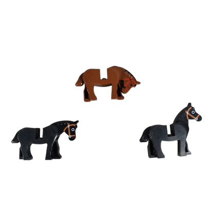 LEGO Bundle 7x Pferde Figuren