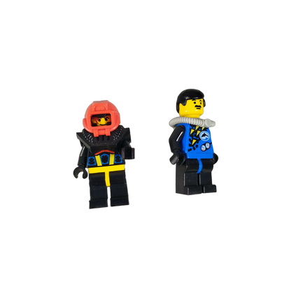 LEGO Bundle Unterwasser 5x Minifiguren Taucher Figuren