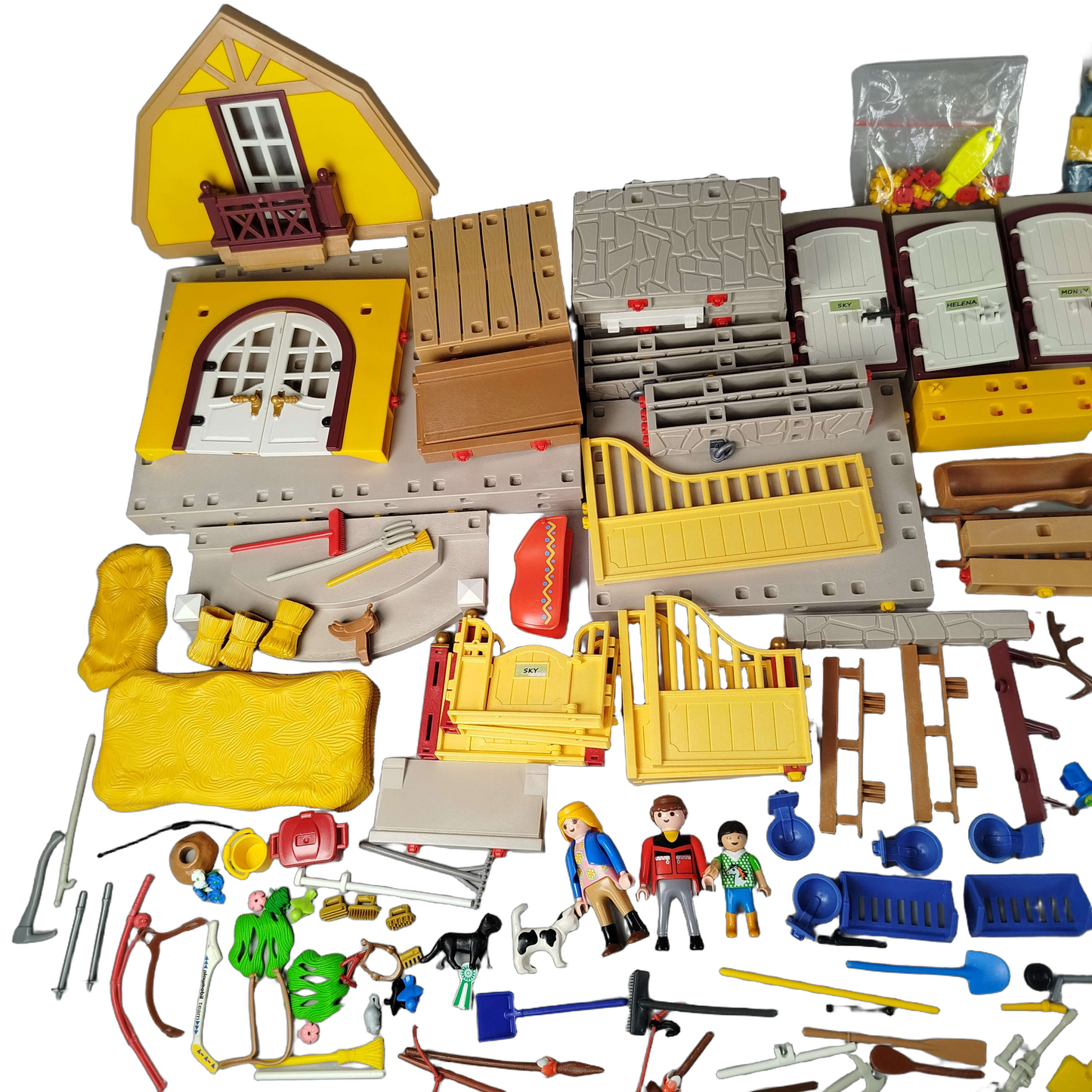 Playmobil Reiterhof Pferdestall Set mit Zubehör