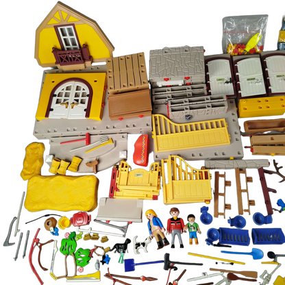 Playmobil Reiterhof Pferdestall Set mit Zubehör