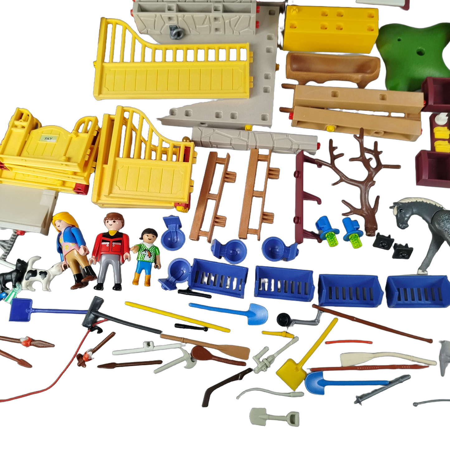 Playmobil Reiterhof Pferdestall Set mit Zubehör
