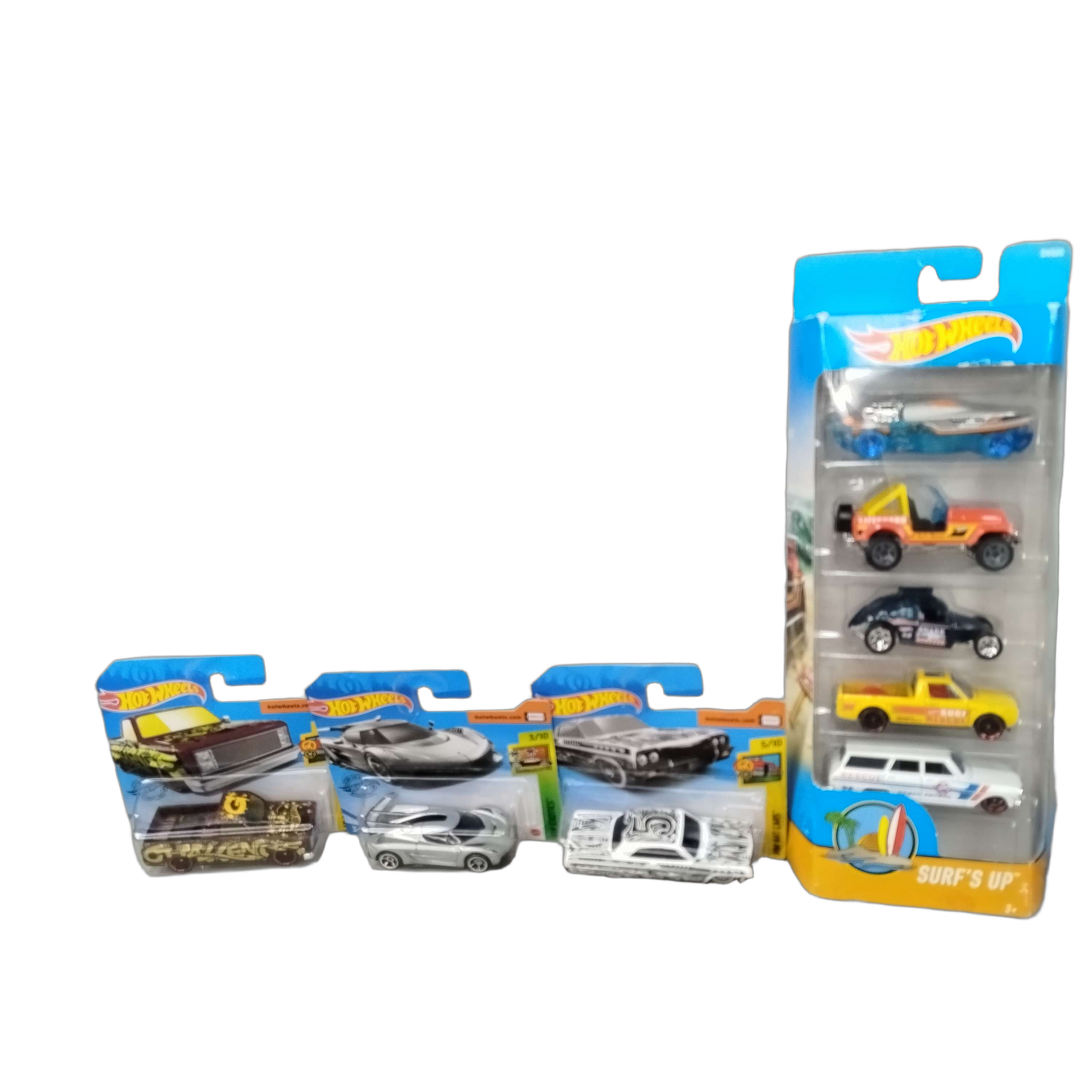 Hot Wheels Bundle Surf’s Up 10 Autos Neu