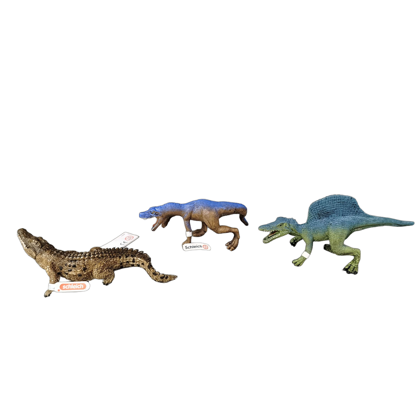 Schleich Tiere Bundle Dinos Set von 3 Krokodil & 2 Dinos