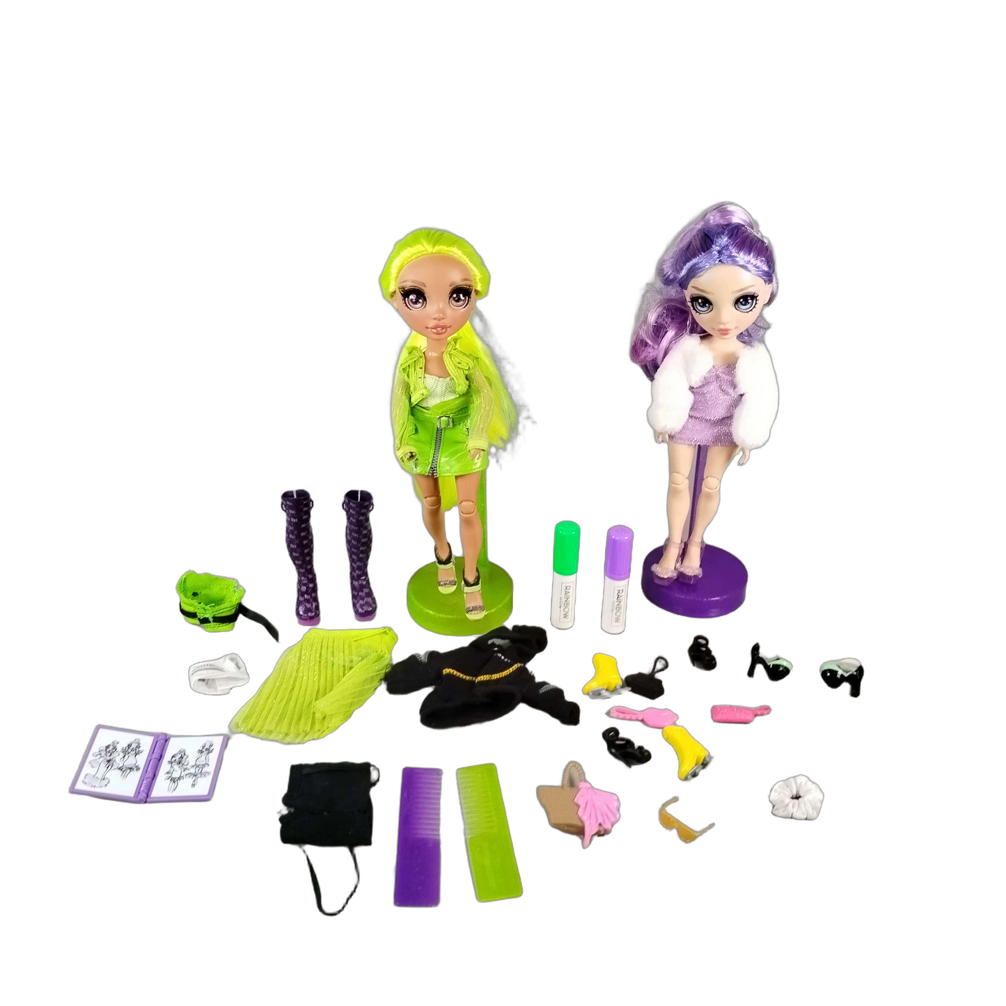 MGA Entertainment Bundle Modepuppen 2x Puppen mit Zubehör