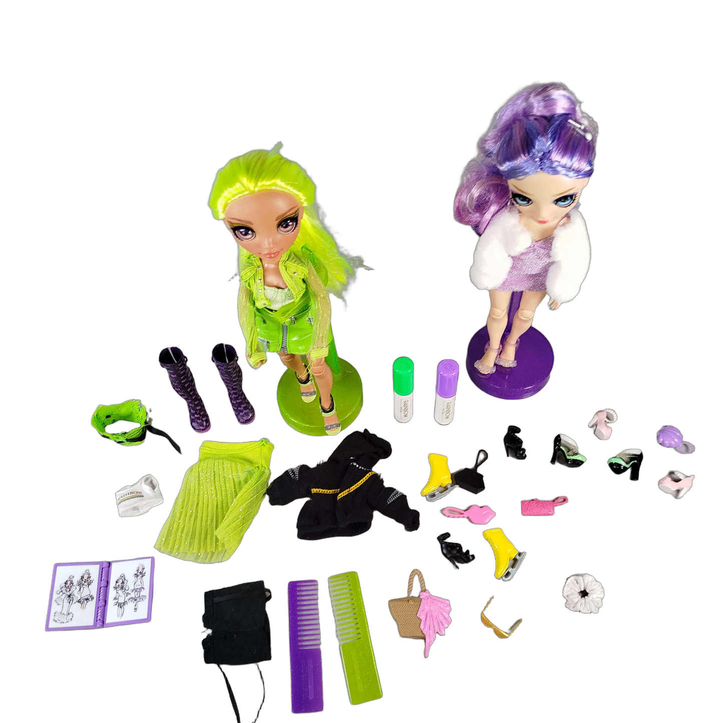 MGA Entertainment Bundle Modepuppen 2x Puppen mit Zubehör