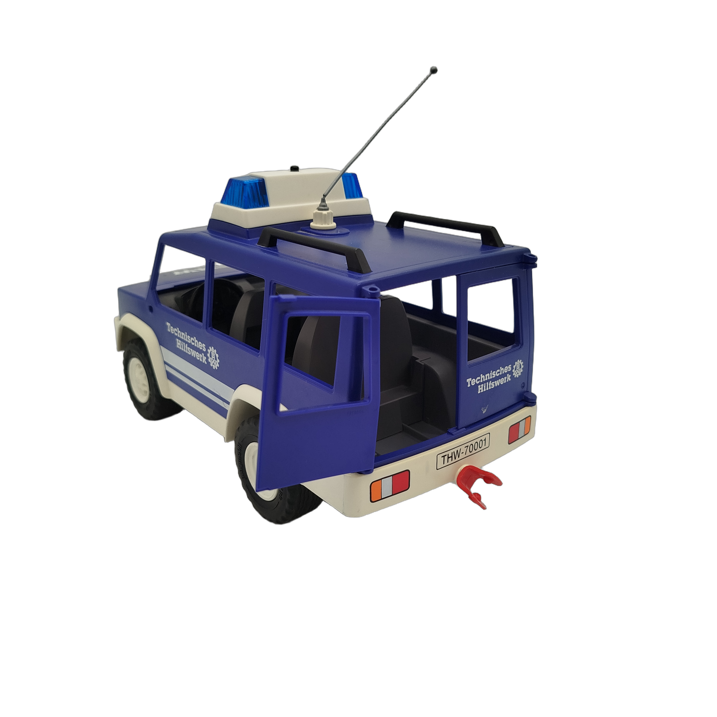 Playmobil Bundle THW 4087 Bootstransport mit Anhänger & 3 Figuren