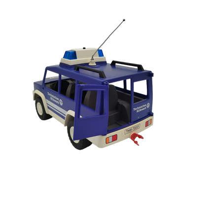 Playmobil Bundle THW 4087 Bootstransport mit Anhänger & 3 Figuren