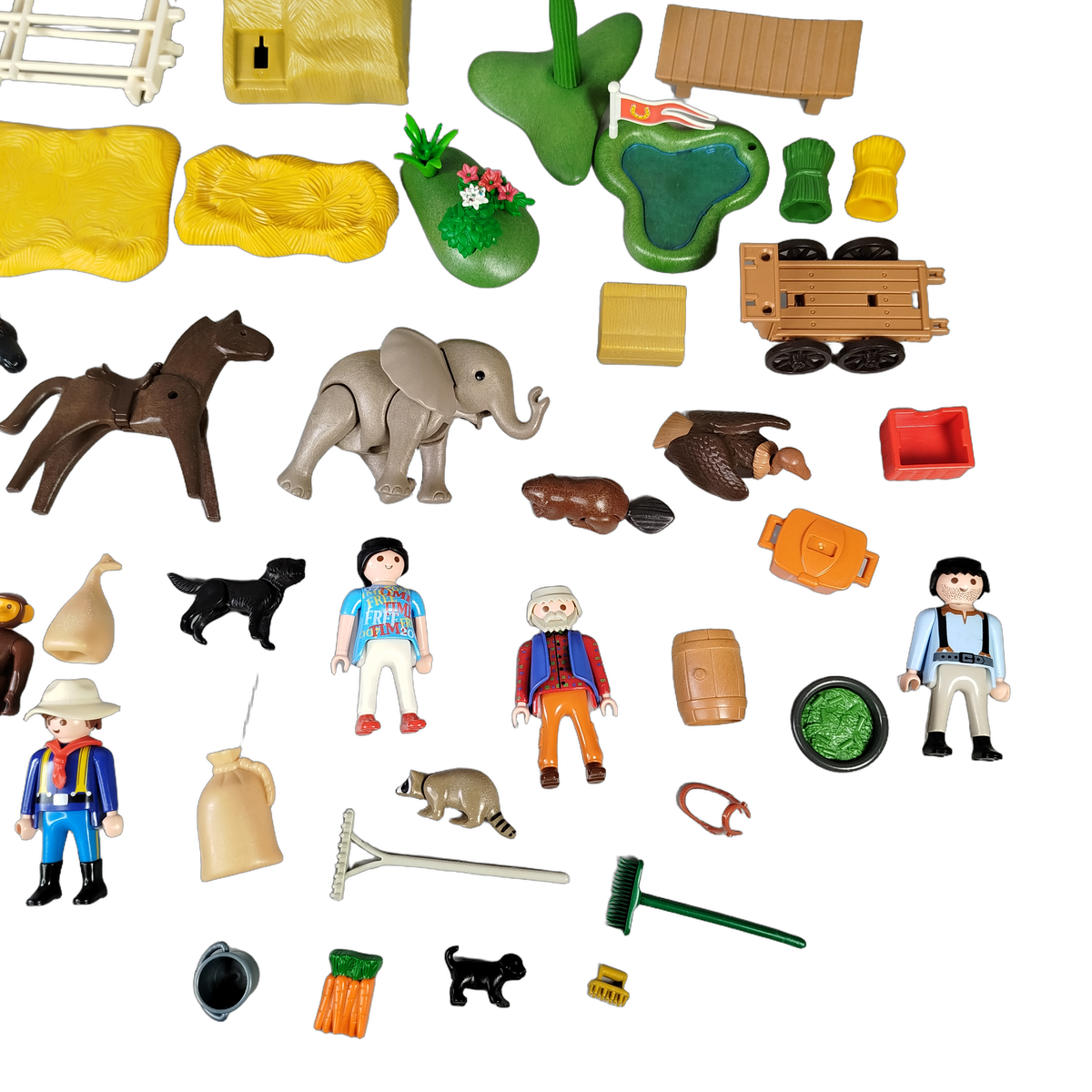 Playmobil Bundle Safari & Bauernhof, großes Set Figuren & Tiere