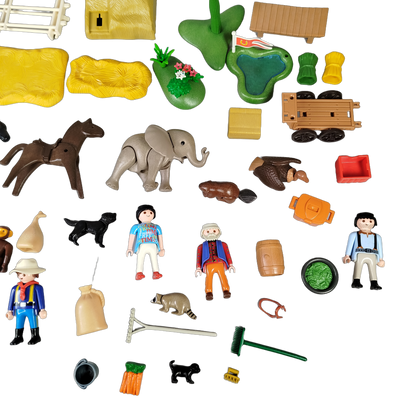 Playmobil Bundle Safari & Bauernhof, großes Set Figuren & Tiere