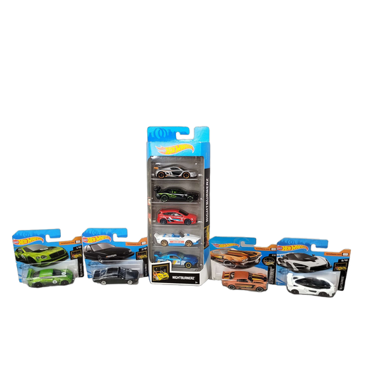 Hot Wheels Bundle Nightburnerz Set von 8 Autos Neu