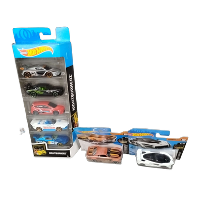 Hot Wheels Bundle Nightburnerz Set von 8 Autos Neu