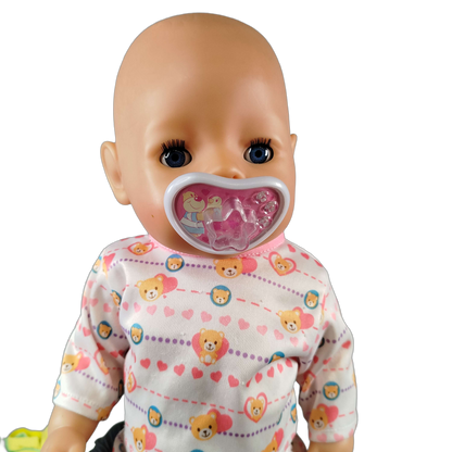 Zapf Creation Bundle Babypuppe Set Outfits & Fläschchen & Schnuller