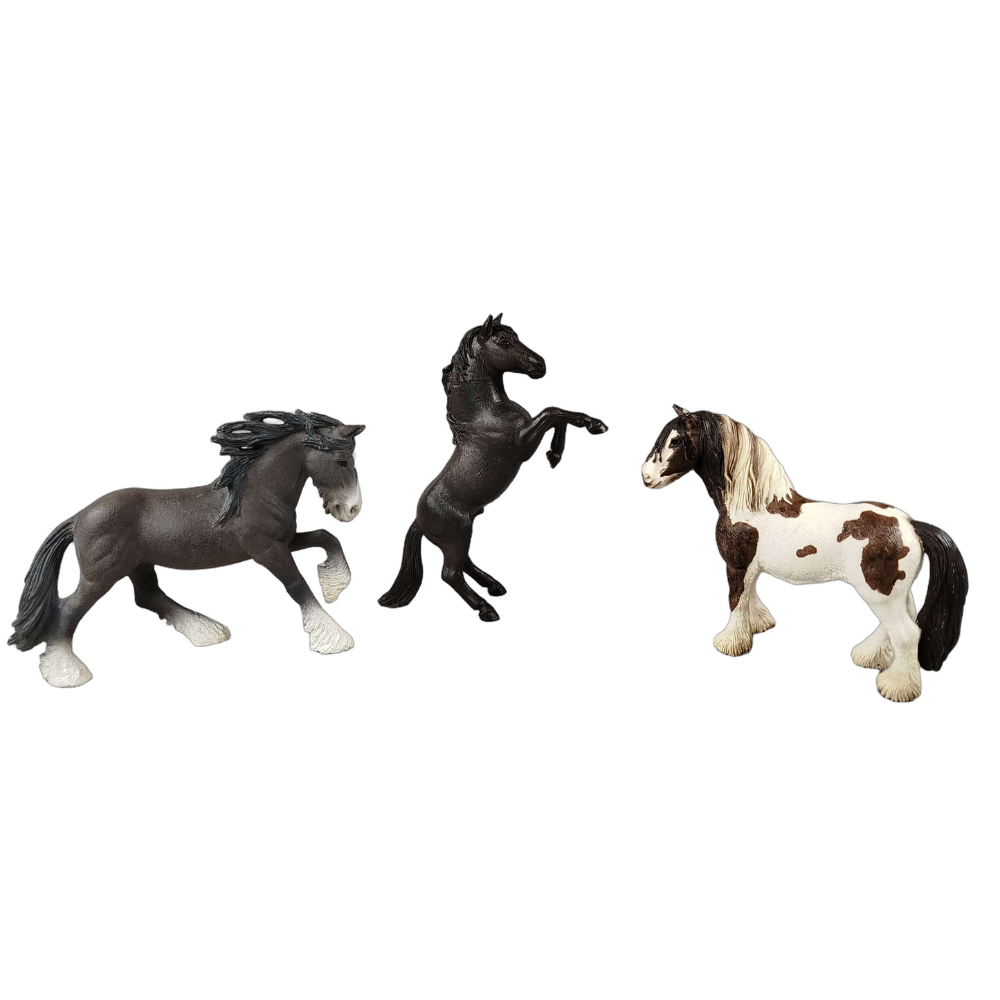 Schleich Tiere Bundle Set von 8 Pferde & Heuballen