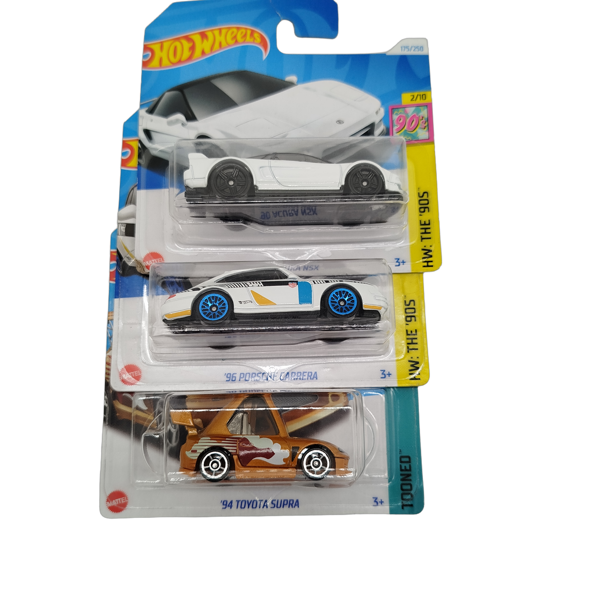 Hot Wheels Bundle 80s & 90s Set von 9 Modellautos & Sportwagen, Neu