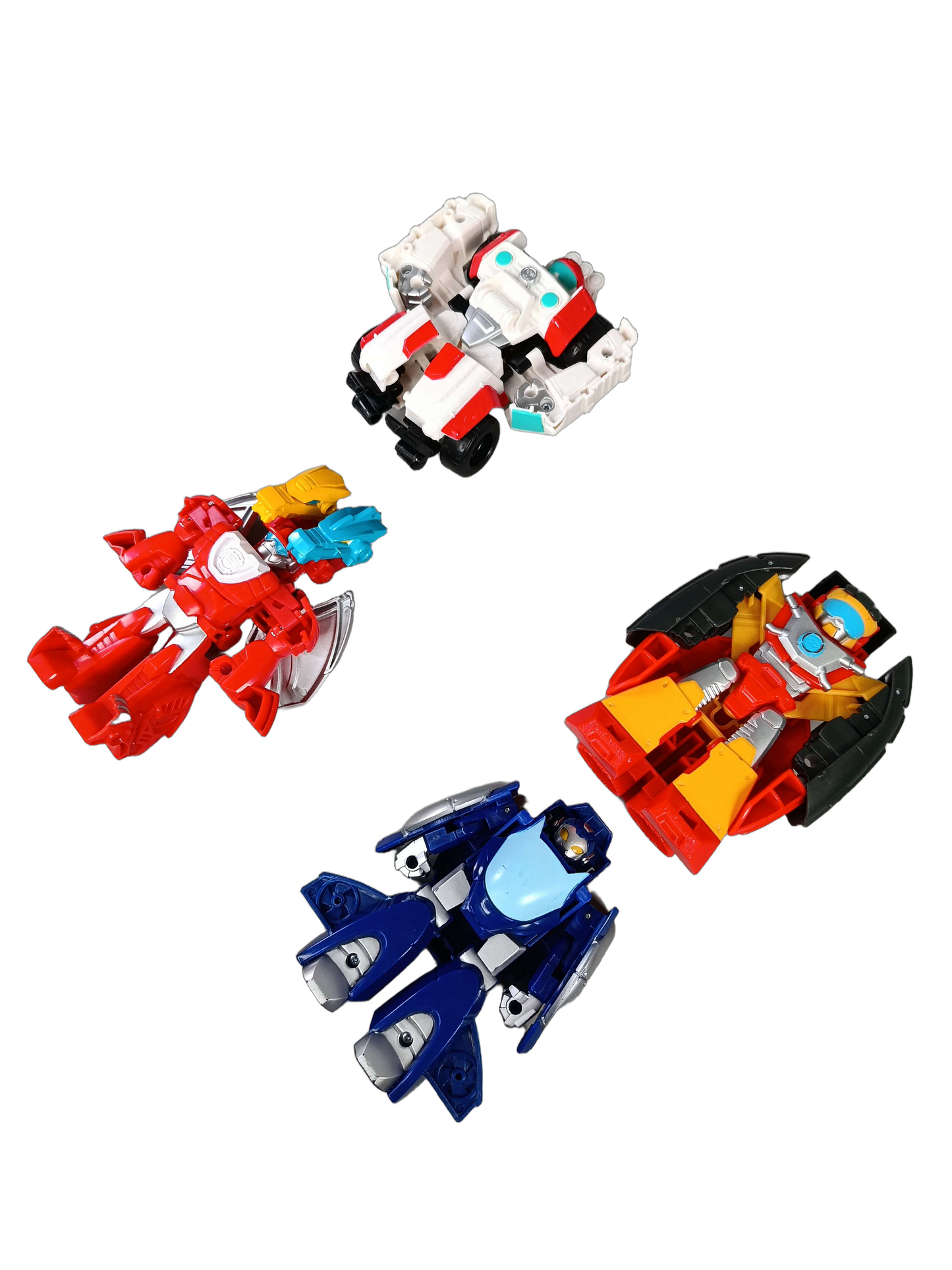 Hasbro Bundle Rescue Bots Hot Shot Set von 4 Actionfiguren & Roboter