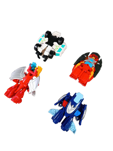Hasbro Bundle Rescue Bots Hot Shot Set von 4 Actionfiguren & Roboter