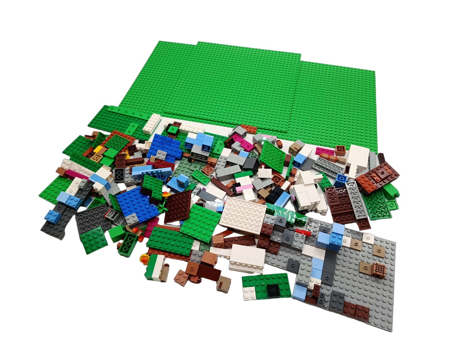 Konvolut LEGO Bausteine & Grundplatte ca. 1,5 kg, ab 6 7 8 Jahre