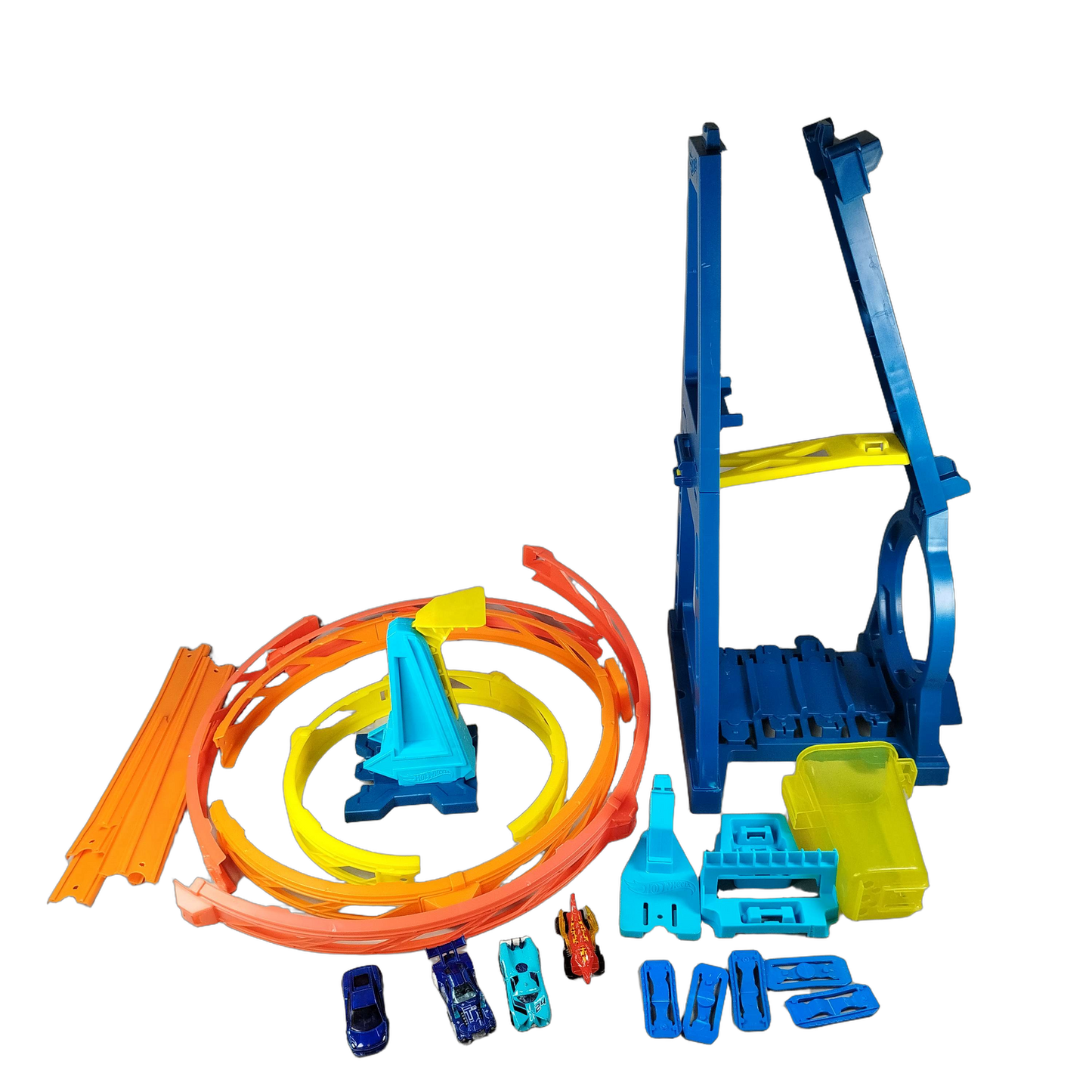 Hot Wheels Bundle Track Builder GLC96 Looping Rennbahn