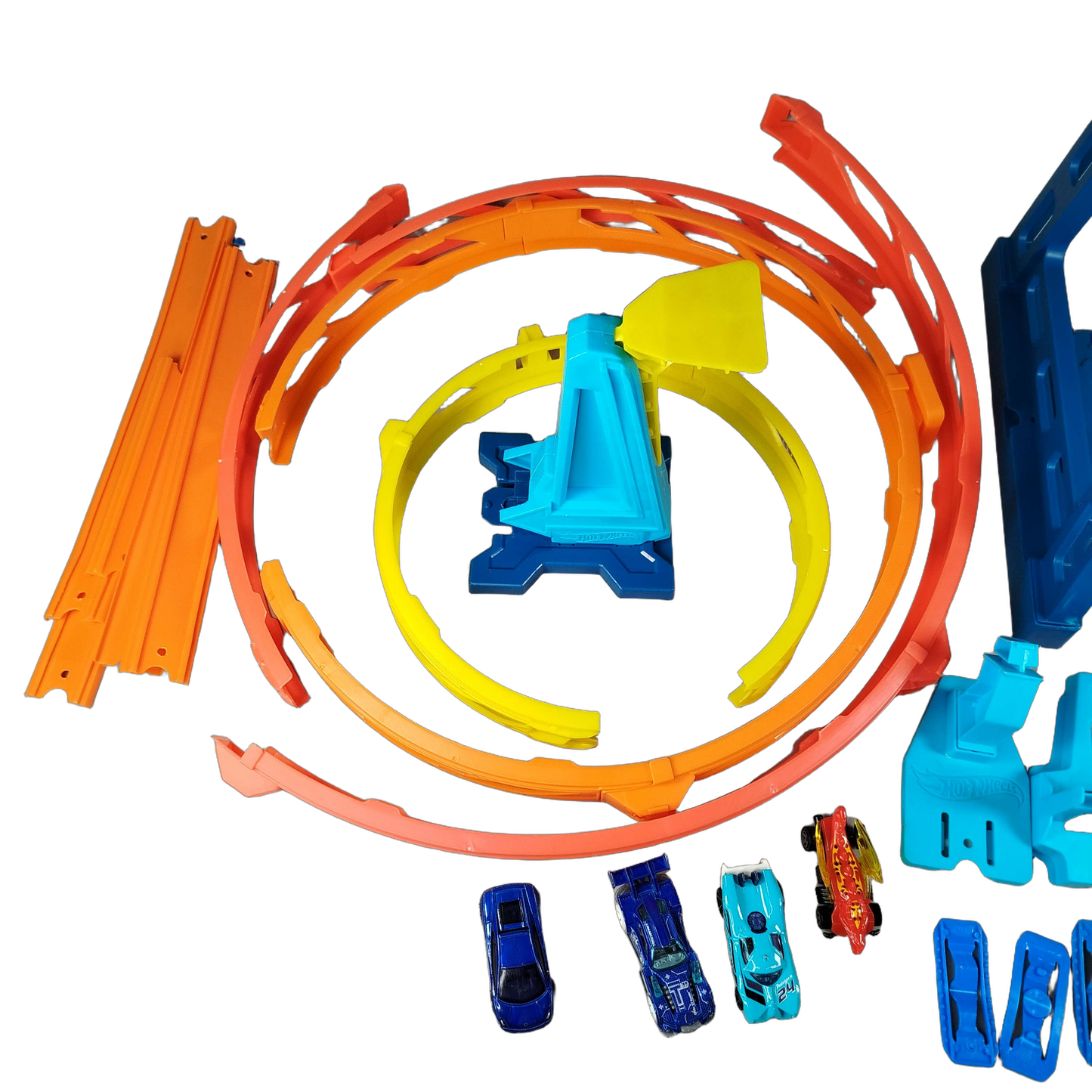 Hot Wheels Bundle Track Builder GLC96 Looping Rennbahn