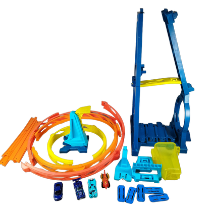 Hot Wheels Bundle Track Builder GLC96 Looping Rennbahn