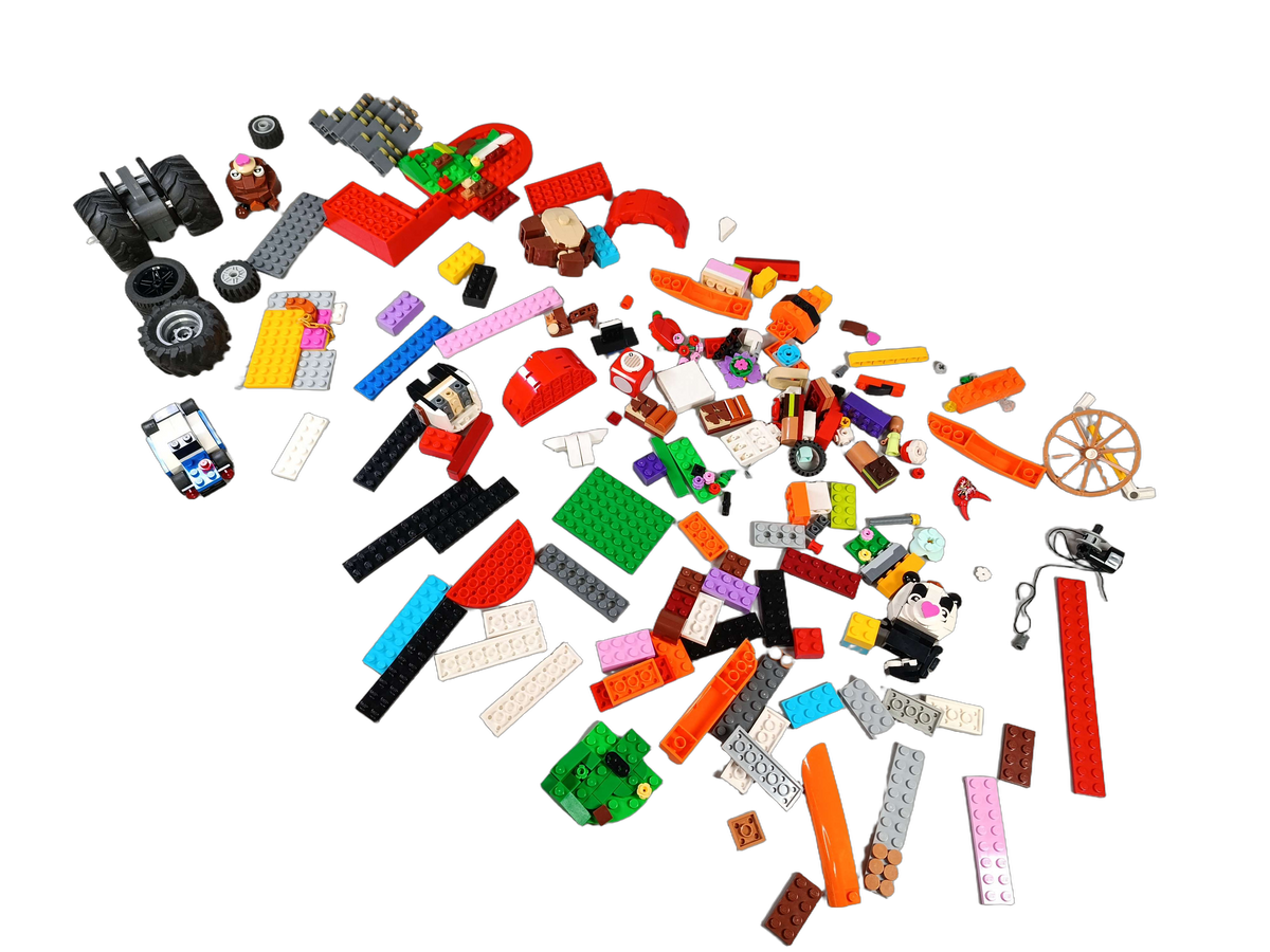 Konvolut LEGO Steine & Figuren ca. 0,6 kg, ab 6 Jahre