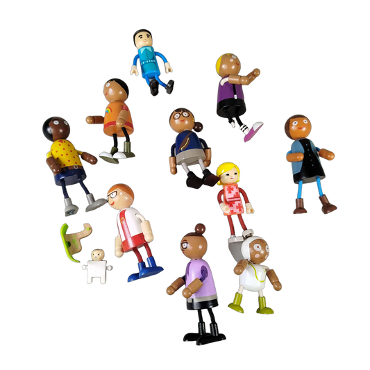 small foot Bundle Holz Set von 11 Figuren