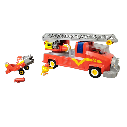 Playmobil Duck On Call 70911 Feuerwehrauto mit Flugzeug & Figur
